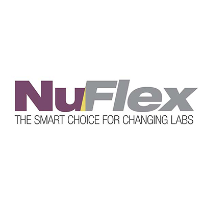 NuFlex logo and tagline