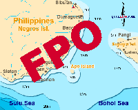 map of Apo Island
