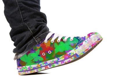 Celebrity butterfly sneakers Celebrity butterfly sneakers