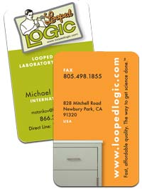  Looped LOGIC business cards