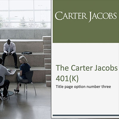 Carter Jacobs presentation template